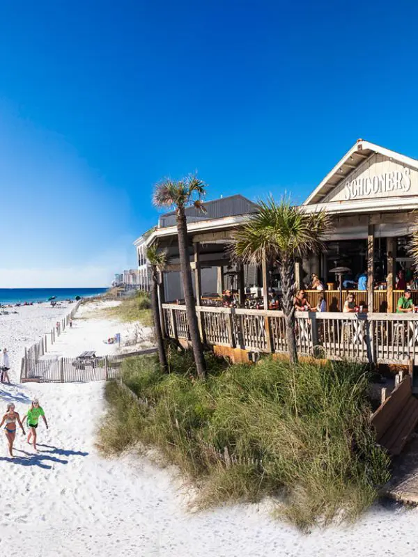 Beachfront Restaurants, Panama City Beach, Schooners Bar & Grill,