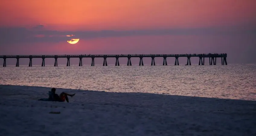 Nicest Places to watch a sunset, Navaree Beach, Florida' Best Beaches,